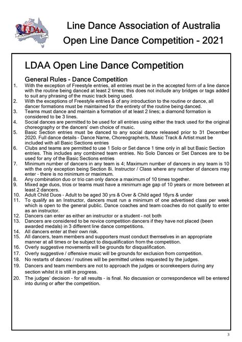 nsw competition rules.